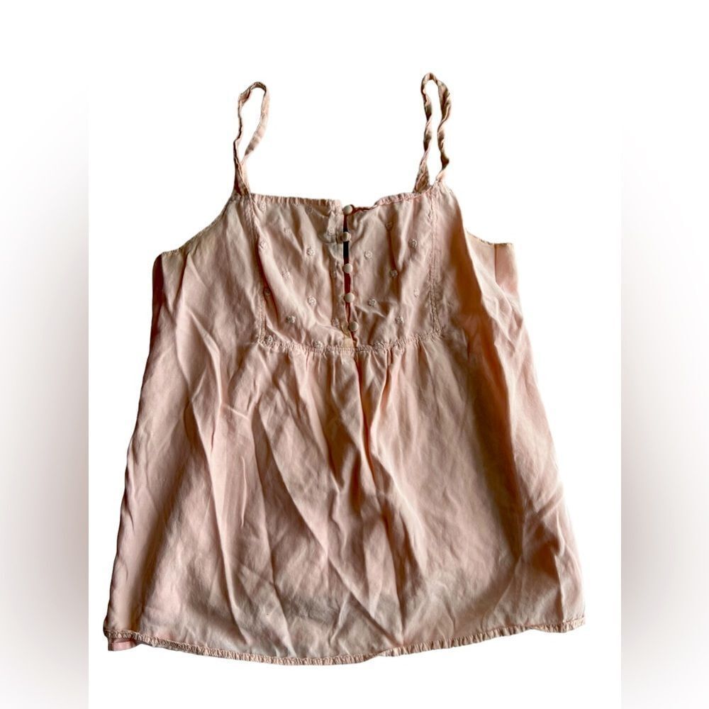 Gap layered cotton peach top